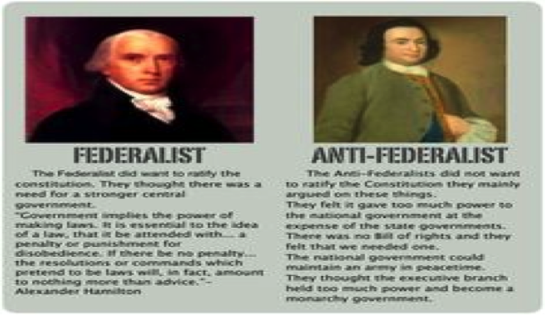 federalist vs anti federalist essay free