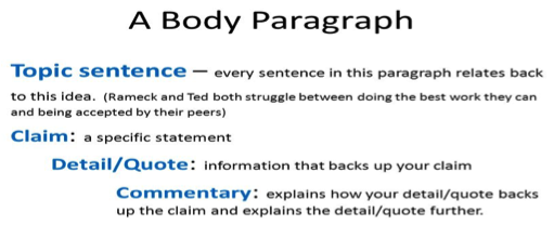 body paragraph history essay