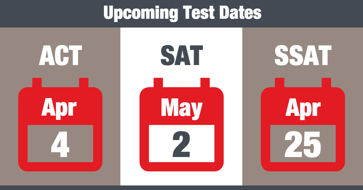 20182019 Official ACT, SAT, SSAT Test Dates The Edge Learning Center